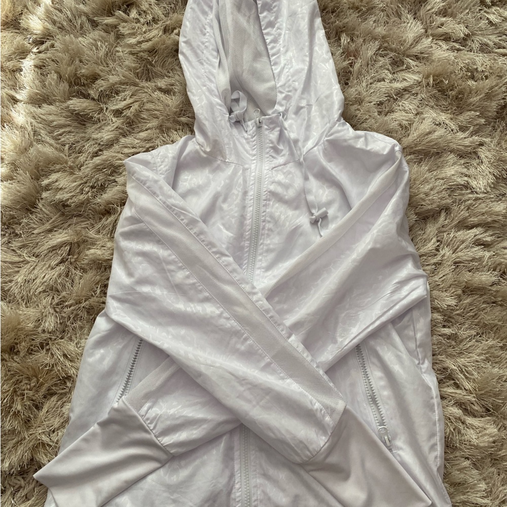 ZYIA white cheetah bomber jacket